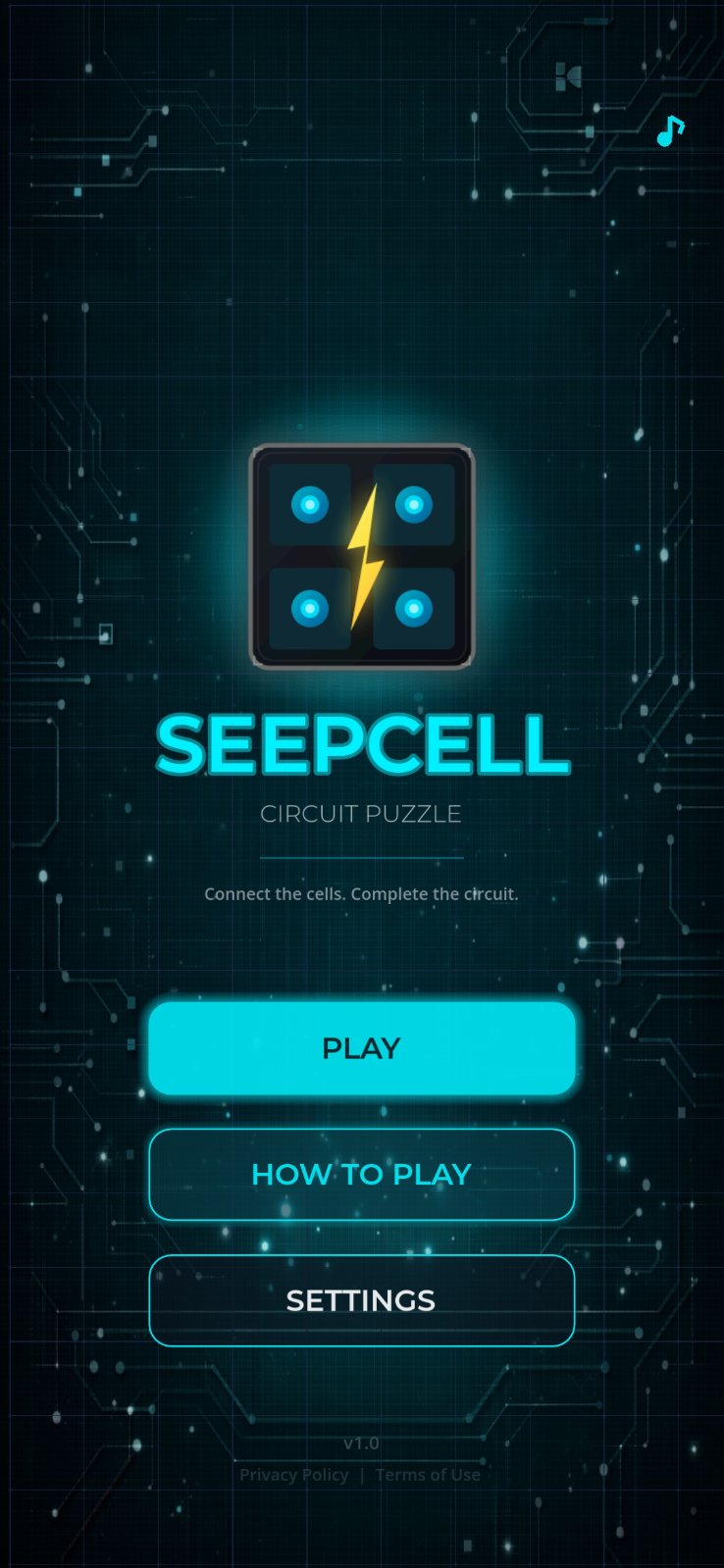 Gameplay — rotate blocks to complete the circuit